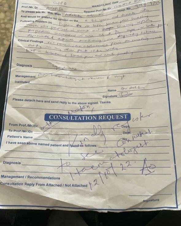 UniosunFm's tweet photo. *FUNDRAISING FOR ADENIKE*

Adeleke Adenike is in need of our financial help and prayer as she was diagnosed with LYMPHOMA (lymphatic cancer) and a sum of 5m naira ( Five million naira) was requested for her treatment. https://t.co/uAcnvzBvx1