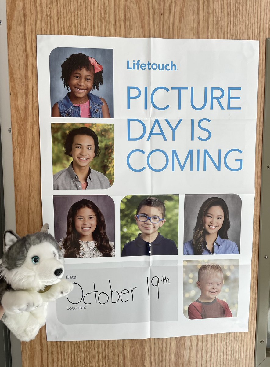 HyblaValleyES's tweet photo. #HyblaValleyHuskies Picture Day is on Wednesday, October 19th. Día de la foto es el Miércoles 19 de Octubre. 🐾📸 @FCPSR3 https://t.co/bbshWCpqBl