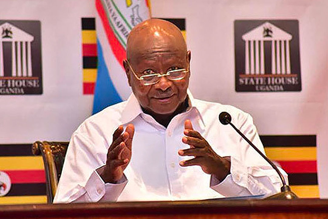 RXRadioUG's tweet photo. President Museveni: The 20 people who were handled early in the health facilities have so far recovered. This disease is controllable.
#RXUpdates | #M7Address https://t.co/V00SRVrxPa