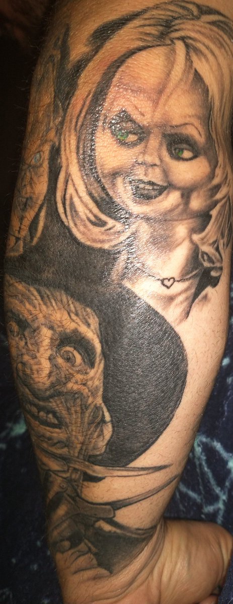 I think my taste in tattoos are on point!!   <a href="/JenniferTilly/">Jennifer Tilly</a>  🙏.   Patiently waiting with 🍿