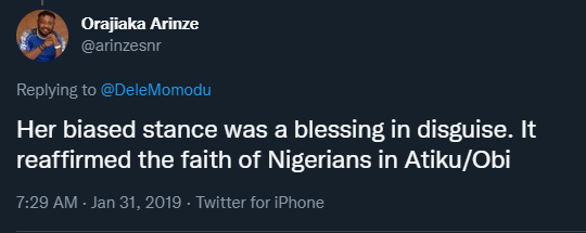 dmightyangel's tweet photo. @arinzesnr @fimiletoks @SulaiOdus But you were supporting Atiku before now na..."All I care and want is good governance, ayam not a party kinikan kinikan"π€£π€£
Remember in 2019, you said "ATIKU ALL THE WAY"π€£π€£π€£
#PDPLite #PDPProMax https://t.co/x3IytyebME