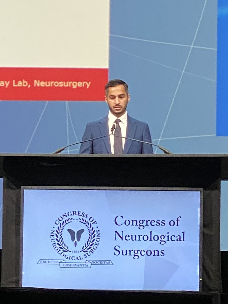 Anja Srienc (@anjasrienc) on Twitter photo Massive congratulations to <a href="/SaadJaveedMD/">Saad Javeed</a> for being chosen for the best peripheral nerve abstract at #2022CNS and giving an excellent talk on the big stage!
<a href="/CNS_Update/">CNS</a> <a href="/WashUNeurosurg/">WashU Med Taylor Family Department of Neurosurgery</a> Massive congratulations to <a href="/SaadJaveedMD/">Saad Javeed</a> for being chosen for the best peripheral nerve abstract at #2022CNS and giving an excellent talk on the big stage!
<a href="/CNS_Update/">CNS</a> <a href="/WashUNeurosurg/">WashU Med Taylor Family Department of Neurosurgery</a>