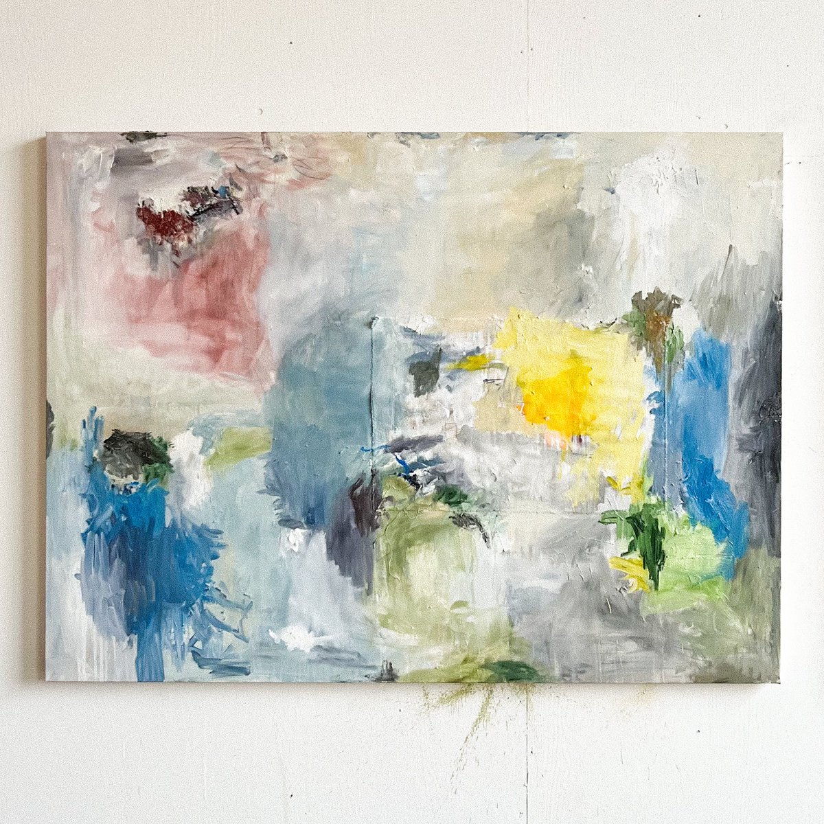 i’m working on a new collection of large scale oil paintings. this is the second iteration from earlier today.

looking forward to see where it decides to go 🤞