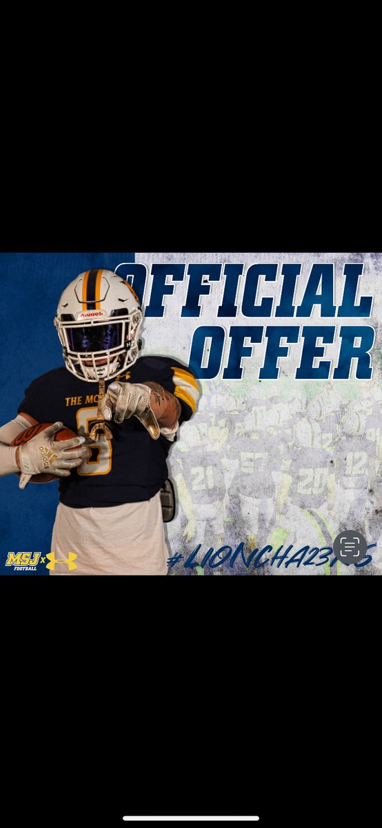 DevinMontalbine's tweet photo. After talking with Coach Weeks, I am honored and blessed to receive an offer from Mount St. Joseph University!! Thank you @76weeks and @CoachHopperton for the opportunity! https://t.co/DMPzdA6x3A