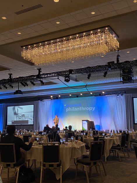 exponentphil's tweet photo. “I wanted to create something that would challenge the structure of philanthropy so we could focus on Native initiatives. We launched Indian Collective &amp; since then we’ve funded $40M to over 700 communities throughout Indian Country.”

- Nick Tilsen

#ExponentConference22 https://t.co/3Gz6DloX2s