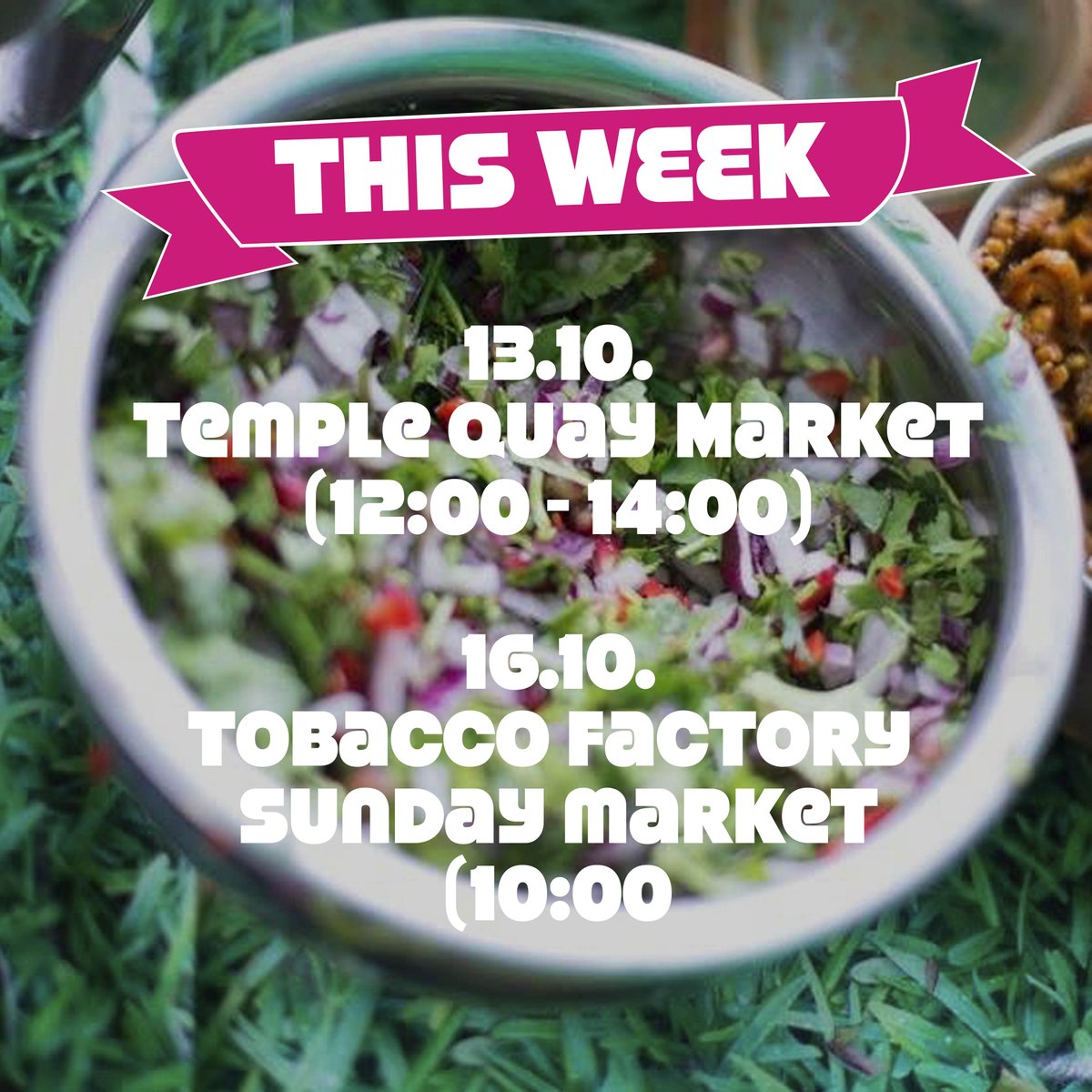 Gopal's Curry Shack (@gopalscurryshac) on Twitter photo Find us at <a href="/TempleQMarket/">Temple Quay Market</a> and <a href="/TFSundayMarket/">TobaccoFactoryMarket</a> this week. Support your indies!
πππ±
#october #lunch #vegan #independentbusiness #streetfood #market #indianfood #spicy #bristol Find us at <a href="/TempleQMarket/">Temple Quay Market</a> and <a href="/TFSundayMarket/">TobaccoFactoryMarket</a> this week. Support your indies!
πππ±
#october #lunch #vegan #independentbusiness #streetfood #market #indianfood #spicy #bristol