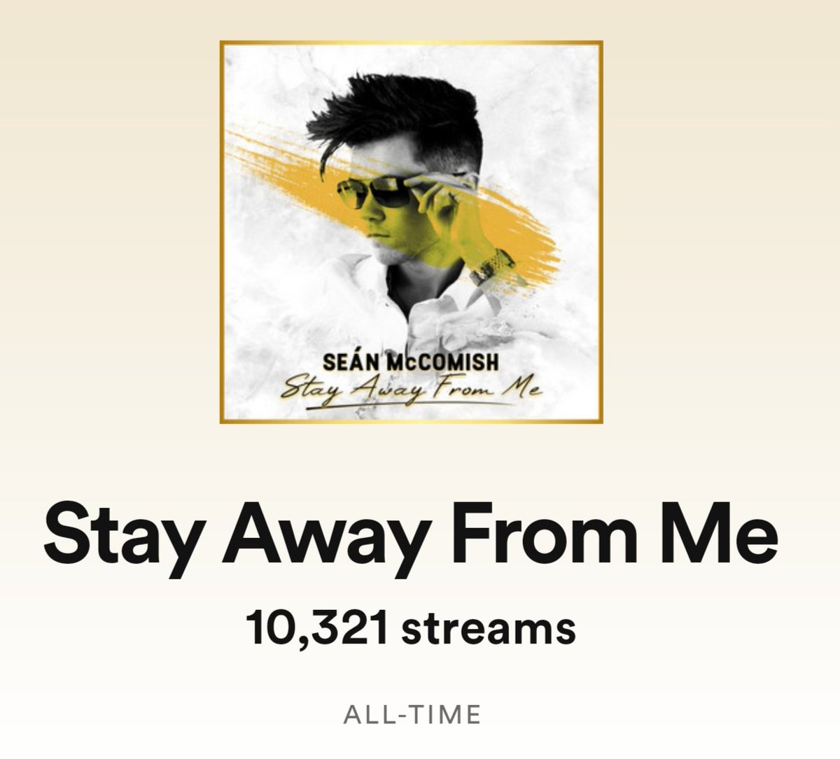 It might not be a lot to some, but Stay Away From Me is my first song to break 10k streams on Spotify! Completely organically too! 😊