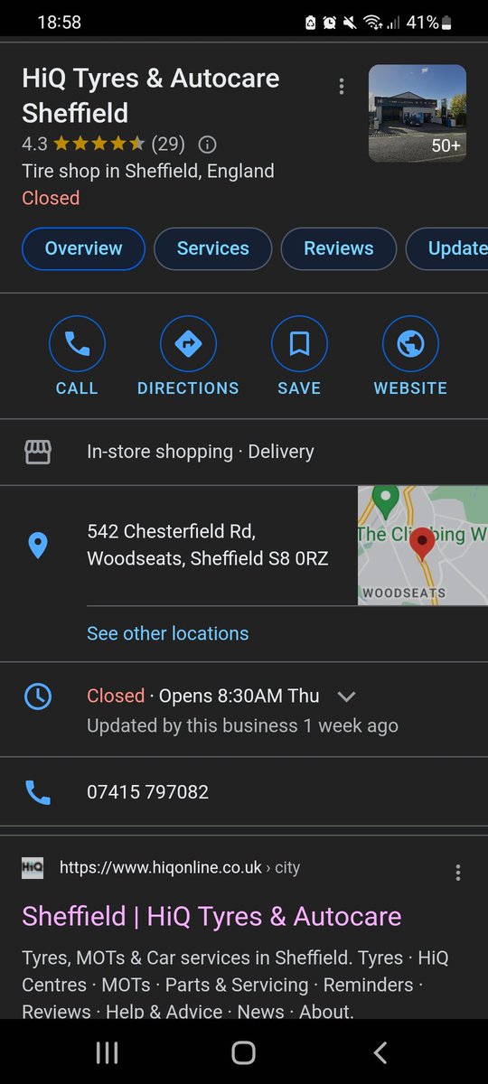 Jack (@jackcsnelling) on Twitter photo Need a new garage / mechanic? 🚘🚗
HiQ on Chesterfield Road in Woodseats is the new place to go!
Opened by my little brother. Super stoked and proud of him.
Check it out.
hiqonline.co.uk/hiq-centres/sh…
RT. Need a new garage / mechanic? 🚘🚗
HiQ on Chesterfield Road in Woodseats is the new place to go!
Opened by my little brother. Super stoked and proud of him.
Check it out.
hiqonline.co.uk/hiq-centres/sh…
RT.