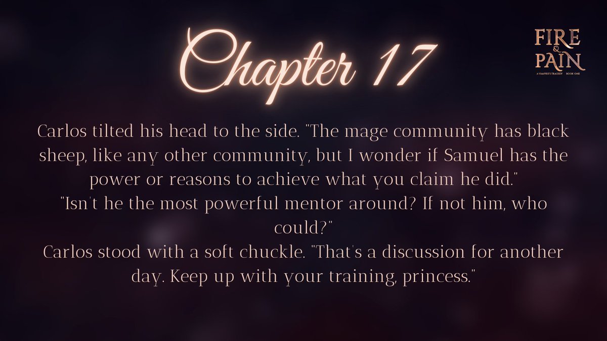 Chapter 17 of FIRE &amp; PAIN - A Vampire's Tragedy is now available on Inkitt. 🔥
Read it here:
inkitt.com/stories/fantas…
or start reading from the beginning: 
inkitt.com/stories/fantas…

♥

#fantasy #inkitt #inkittbooks #writingcommunity #freebooks #writerscommunity #amwriting
