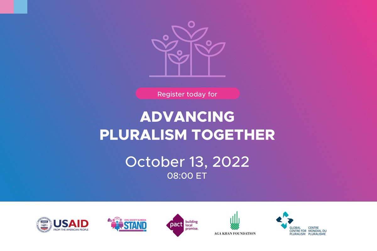 AKF_USA's tweet photo. ICYMI Join #CSMSTAND for a webinar on Advancing #Pluralism.

Join our webinar with @PactWorld to hear from the experts. 

Register ➡️ https://t.co/BciuQwBZSc

Read about the strategy here: https://t.co/URyClnqmCL

#CSMSTAND #AKFUSA #AKF #NamatiKenya #Namati
#GlobalPluralism #Pact https://t.co/z2EqAHNewF
