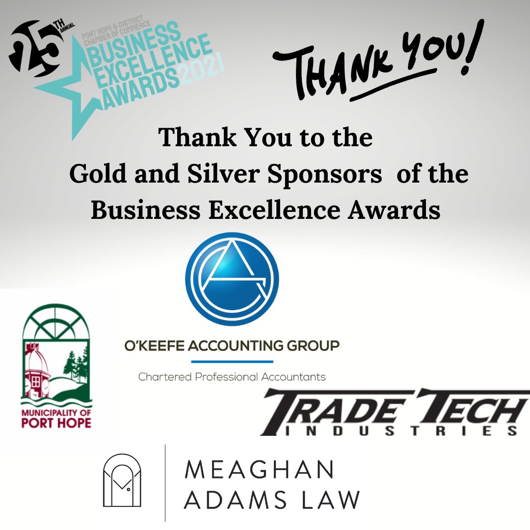 The 25th Annual Business Excellence Awards were held Thursday October 6th at the Capitol Theatre!   We would like to take a moment to Thank the Sponsors of this years event. 
Thank You to this years Gold and Silver Sponsors!!