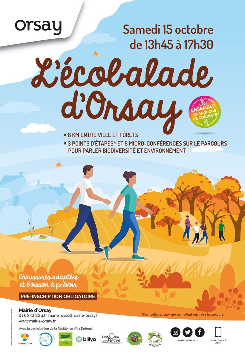 lesptitskipik's tweet photo. @Orsaynotreville Habitants d'Orsay et alentours ! Vous ne savez pas trop quoi faire samedi ? Venez participer à l'écobalade d'Orsay une rando jalonnée de 8 mini conférences sur la biodiversité, dont une sur les hérissons que j'animerai #ecobalade #biodiversite #herisson https://t.co/42LzOZMCB9