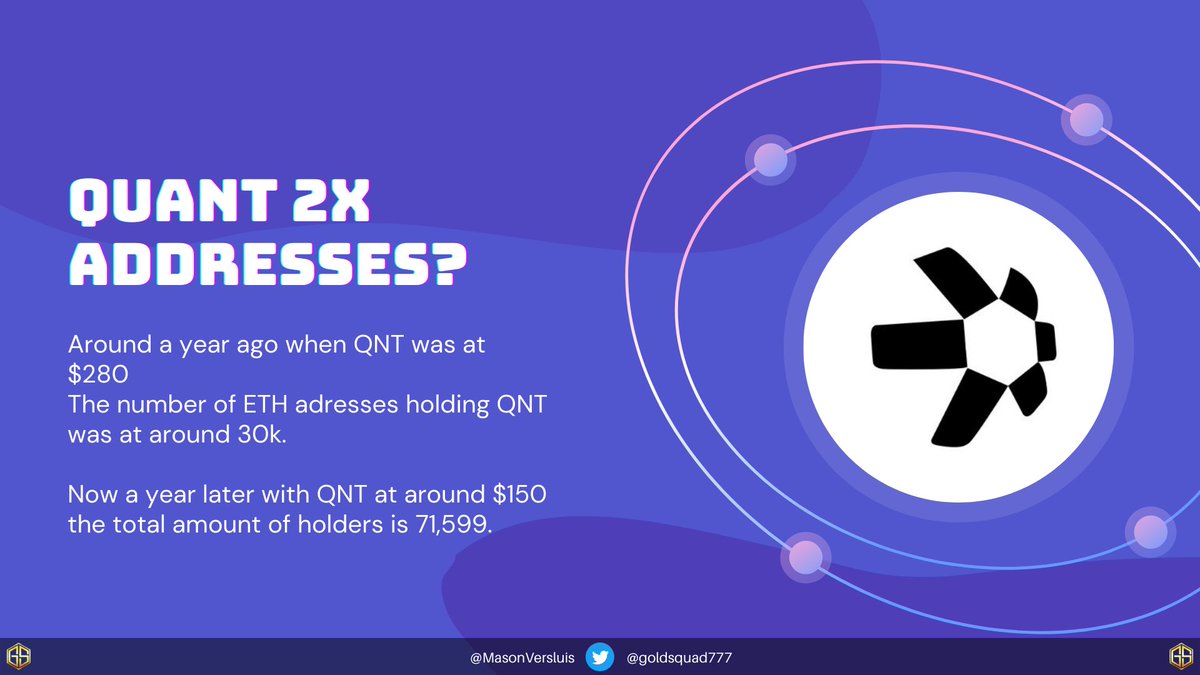 MasonVersluis's tweet photo. Read this about $QNT

Bullish , up only 📈 https://t.co/HejsAYWdZZ