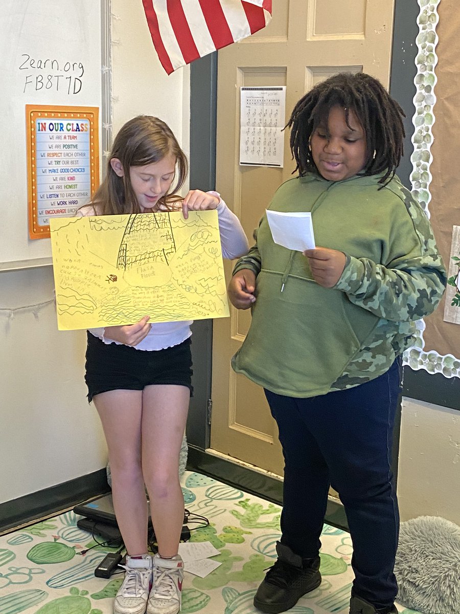 TaraCanniff's tweet photo. 5th grade did their first science group presentations! They did a great job explaining how Earth’s systems interact! @GreenIslandUFSD @Kmbrly_Ross @HeatlyPrincipal @Sue88365843Sue https://t.co/yARGxFV0XR