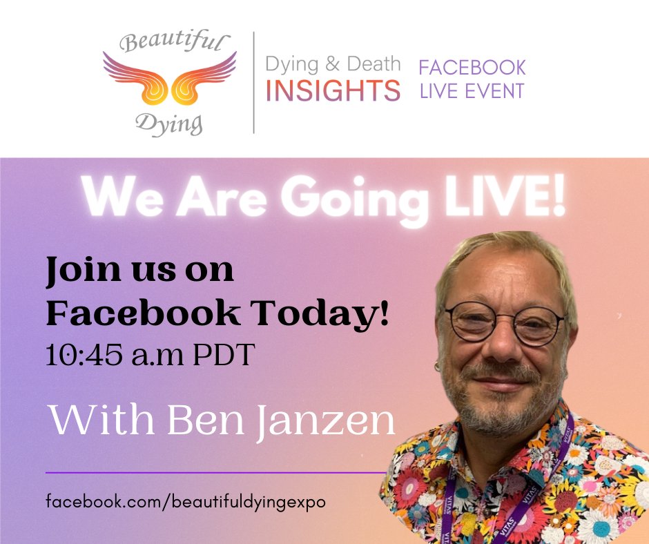 BeautifulDyingExpo (@abeautifuldying) on Twitter photo We are going LIVE on Thursday, 10/14/22, at 10:45 am PDT with Ben Janzen from VITAS! <a href="/VITAS/">VITAS Healthcare</a>
He’s speaking on how you can interact with him at the expo on November 11-13 between panels, workshops, & presentations!
Register for the Expo 👉️ l8r.it/k3GO We are going LIVE on Thursday, 10/14/22, at 10:45 am PDT with Ben Janzen from VITAS! <a href="/VITAS/">VITAS Healthcare</a>
He’s speaking on how you can interact with him at the expo on November 11-13 between panels, workshops, & presentations!
Register for the Expo 👉️ l8r.it/k3GO