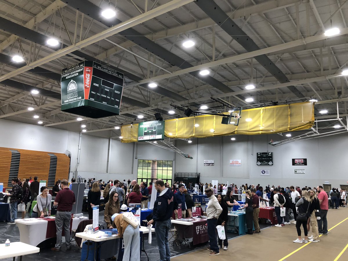 Great evening at theWashington County College Fair!  Thanks to our wonderful student helpers and counselors helping out this evening!#supportingstudents