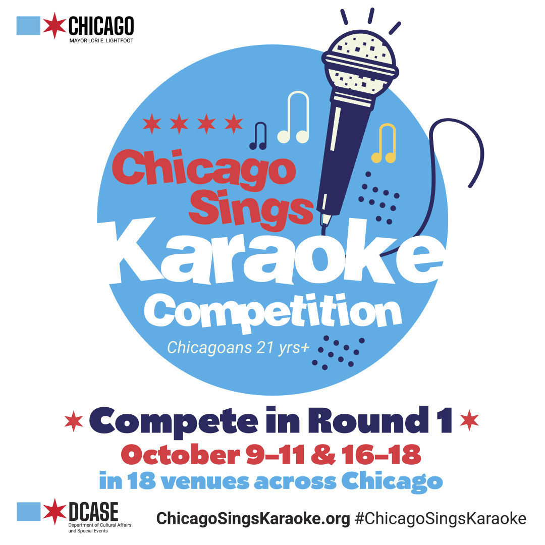 We have a karaoke competition!!! Coming MONDAY October 17th, we will be hosting #chicagosingskaraoke Thank you @chicagodcase for choosing us, the competition will start at 8:00 PM SHARP!! We are one of 18 bars that have been chosen, winner will receive $5,000!!!