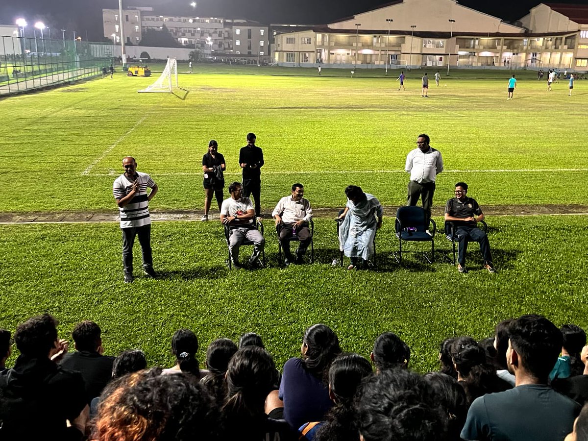 IITGuwahati's tweet photo. Spirit 2022 - the annual sports festival starting from 13 to 16 Oct 2022. On the pre evening of Spirit, Prof. Anamika Barua, Dean of Students' Affairs interacted with the students who will be representing @IITGuwahati. We wish good luck to team Spirit 2022. https://t.co/StES1BeeTG