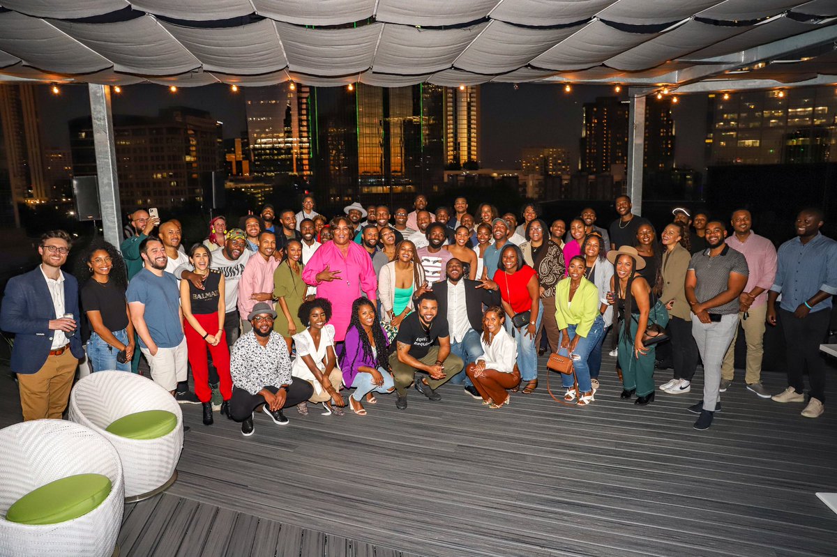 Toast to building a community on Diversity, Equity (%), and Inclusion! It was great to help host @BLCKVC ATL's first community event It was incredible to have founders from the Atlanta ecosystem join us and share more on their journey as venture backed founders based in ATL!