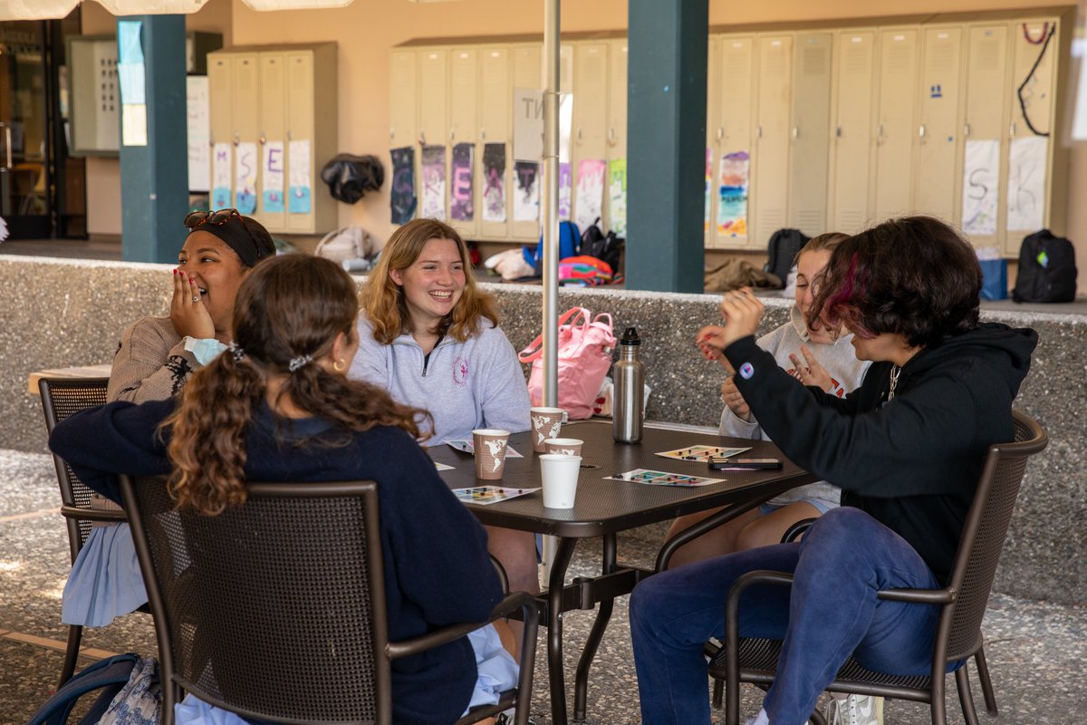 &amp; set up a reflection space for community members to share how they celebrate their Latinx/Hispanic culture. The kitchen staff cooked up some traditional dishes like pozole, mole, tacos, &amp; churros. To culminate the celebration, students enjoyed candies that fell out of the piñata