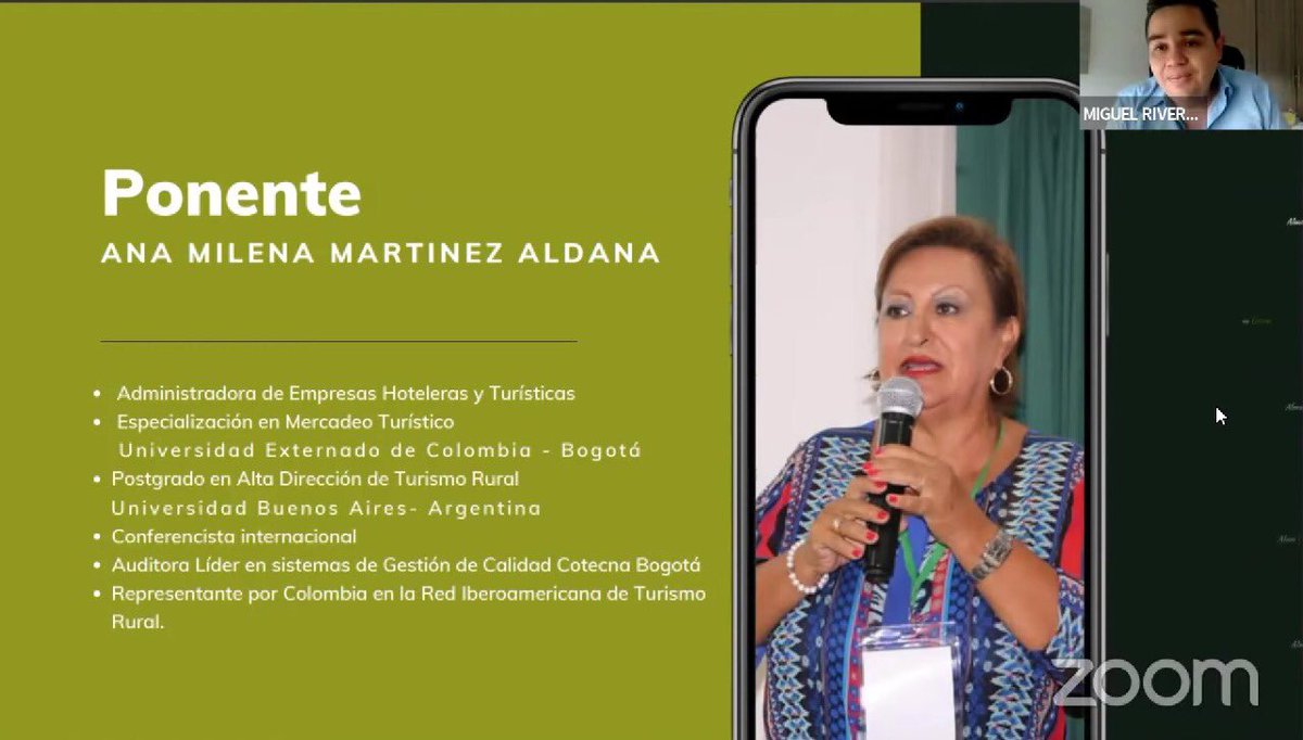 El OIR de las Regiones UNAD (@eloirdelaregion) on Twitter photo #Enestosmomentos
En #MiércolesdeAcciónyComunidad #OIRCátedraOrlandoFalsBorda164 nos acompaña la administradora hotelera y turística, Ana Martínez, abordando la temática: el desarrollo sostenible como eje transversal del turismo rural y comunitario <a href="/ElOIRdelaRegion/">El OIR de las Regiones UNAD</a> #SISSUZAO #Enestosmomentos
En #MiércolesdeAcciónyComunidad #OIRCátedraOrlandoFalsBorda164 nos acompaña la administradora hotelera y turística, Ana Martínez, abordando la temática: el desarrollo sostenible como eje transversal del turismo rural y comunitario <a href="/ElOIRdelaRegion/">El OIR de las Regiones UNAD</a> #SISSUZAO