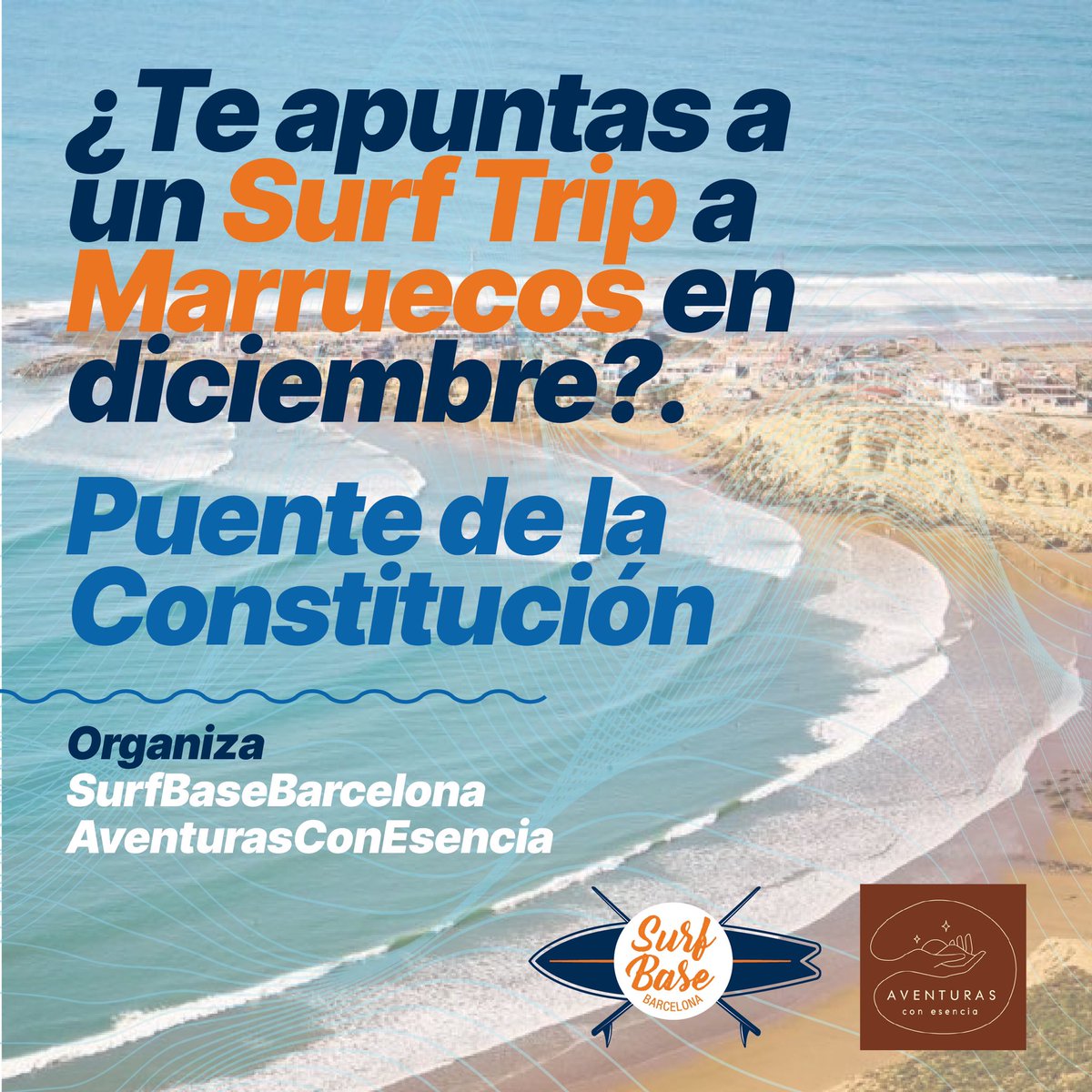 surf_base's tweet photo. • Ganes d'onades i conèixer món?🌍 Des de #SurfBaseBarcelona juntament amb @aventurasconesencia estem organitzant un #surftrip a #Marroc 🌊🏄🏄🏼‍♀️ https://t.co/uzHDLmw0vs