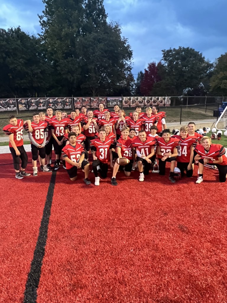Congrats to our 7th grade football team ending a great season with a win over Butler!! #WEareTIPP