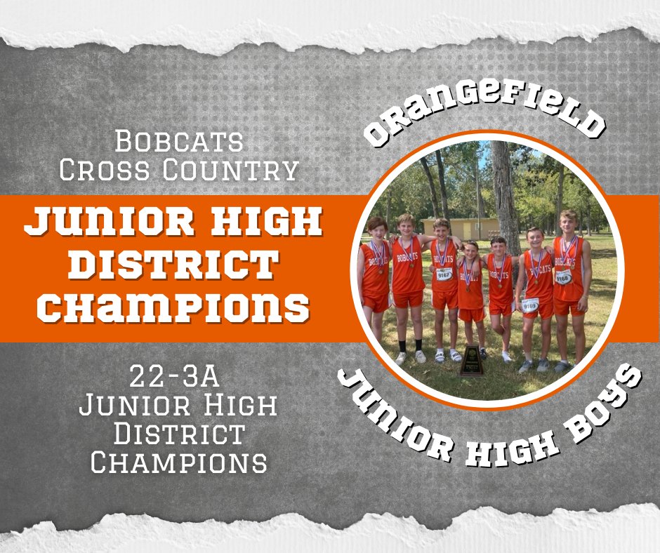 Extremely proud of our teams today! 
Varsity Boys grabbed the District Championship.
Varsity Girls Qualified for the Regional meet in third place.
Some love for the Junior High Boys team as they claimed the district title for themselves as well.