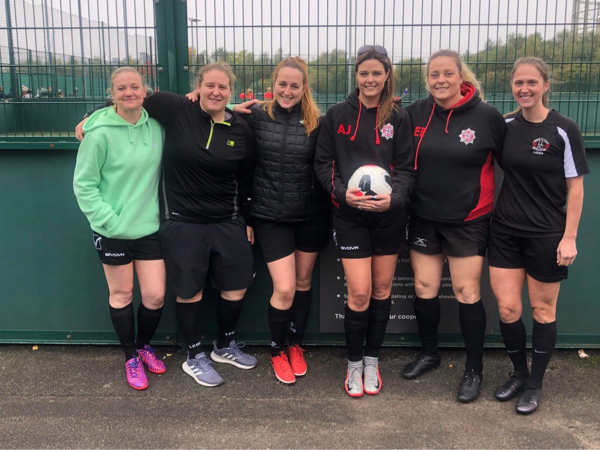 Making history and inspiring the future! 

Our first ever <a href="/NorthWalesFire/">Gwasanaeth Tân ac Achub Gogledd Cymru</a> Womens 5 a a side football team competing today in GMFRS tournament. 

Mega proud of each of you, remember never give up the fight before you’ve even started, believe in you! 

Da Iawn tîm 👏🏴󠁧󠁢󠁷󠁬󠁳󠁿⚽️