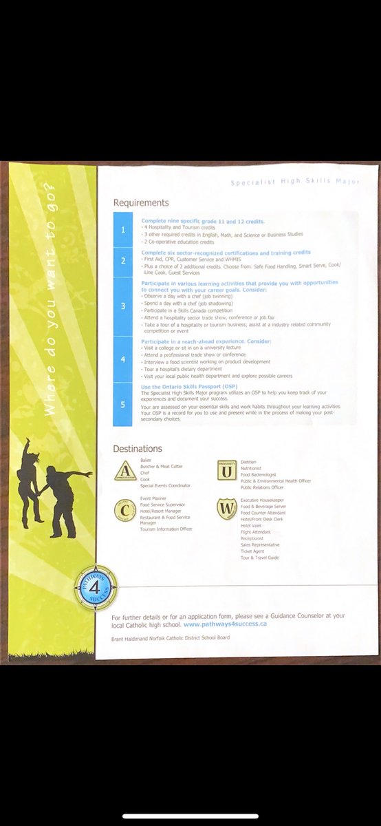 Grade 11 &amp; 12 Students interested in applying to the NEW Hospitality and Tourism SHSM Program come and see Ms Rosati in room 278- Before school, during lunch or after school for a form! <a href="/SJCEagles/">St. John's College</a>