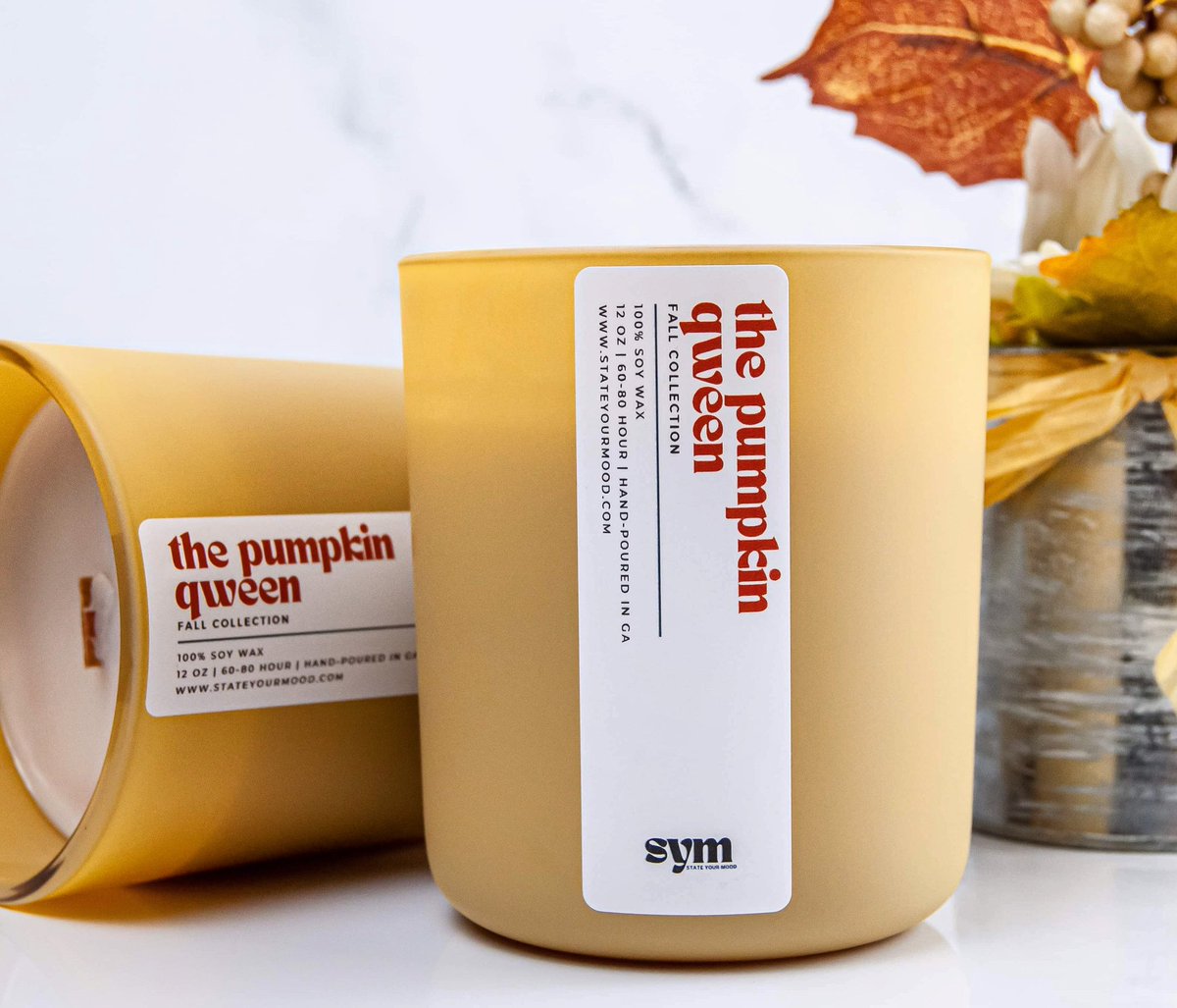 The perfect scent for your home this Fall! The Pumpkin Qween creates a chic, autumnal vibe that is warm and welcoming 😌

So what are you waiting for? Grab this limited-edition scent while it last!

#stateyourmood #candles #fallcollection #luxury #newarrival #recyclablepackaging