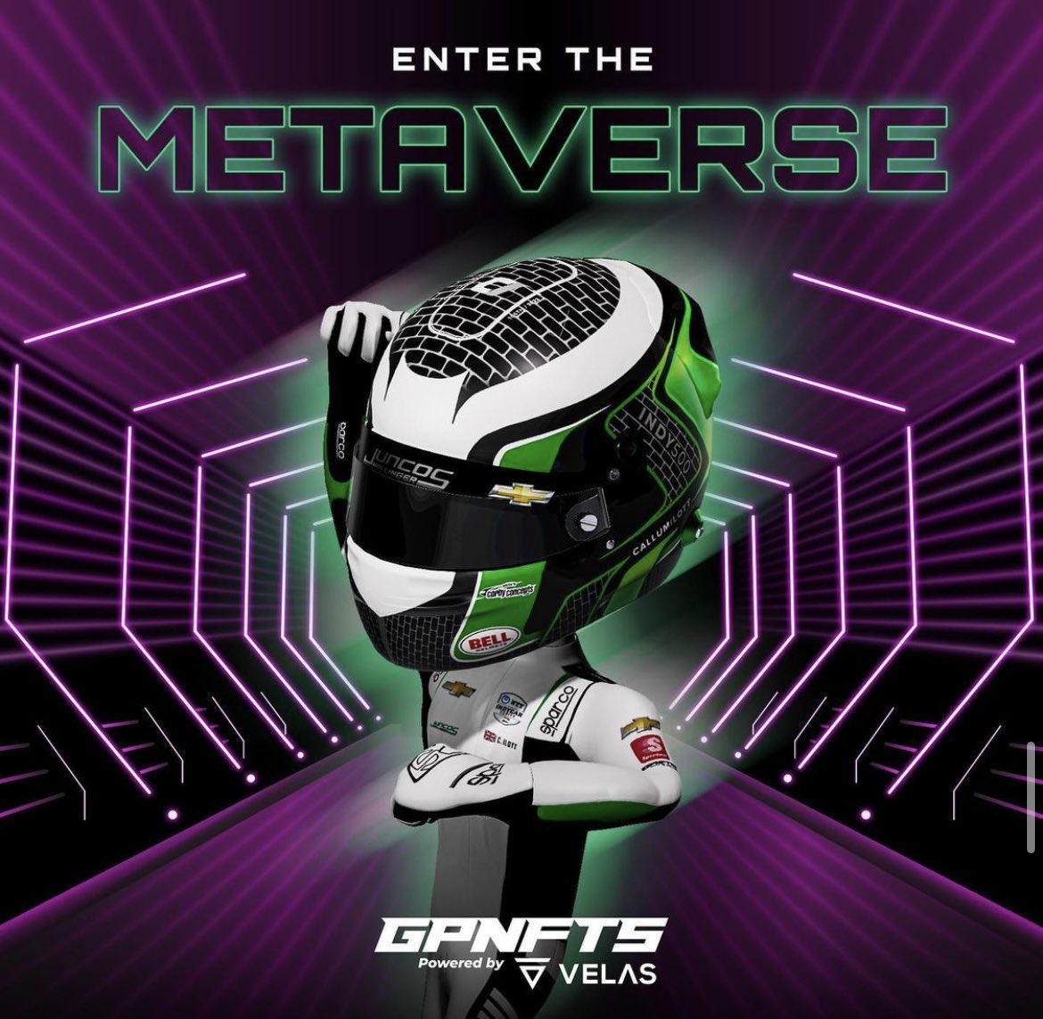 Enter the MetaGP and experience motorsport like never before! 

⭐️ View your NFTs in VR in your own garage
⭐️ Get exclusive content from your favourite teams and drivers in the Metaverse.
⭐️ Coming Soon… race your NFTs against other holders!

#GPNFTs #Velas #VLX #NFTs #NFTDrop