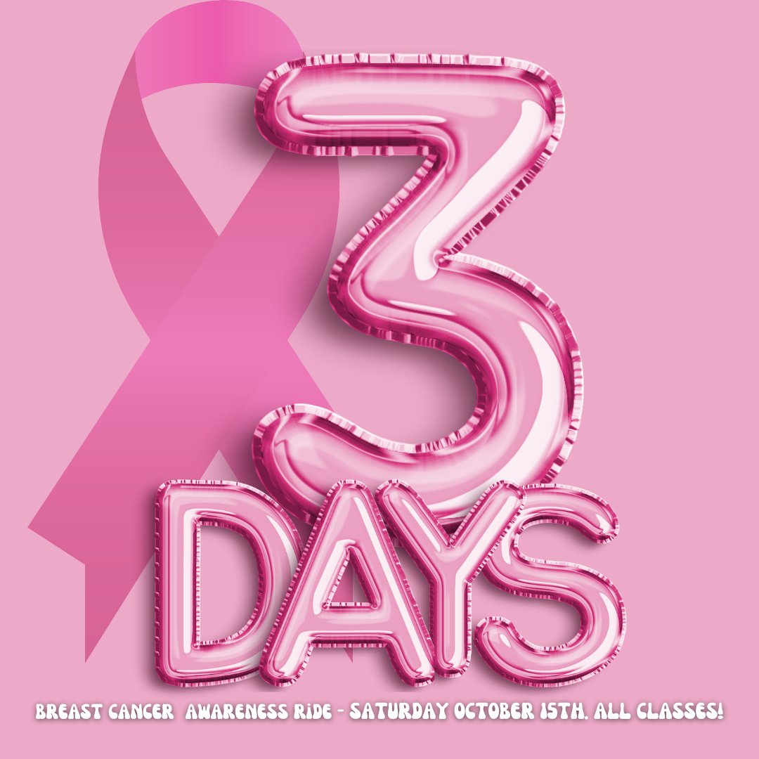 cyclebaropp's tweet image. Saturday October 15th we ride for a CAUSE! QR codes to donate to the Susan G Komen Foundation will be throughout the studio! Wear your pink, show your support, and if you donate $15 or more you will receive 15% off apparel!