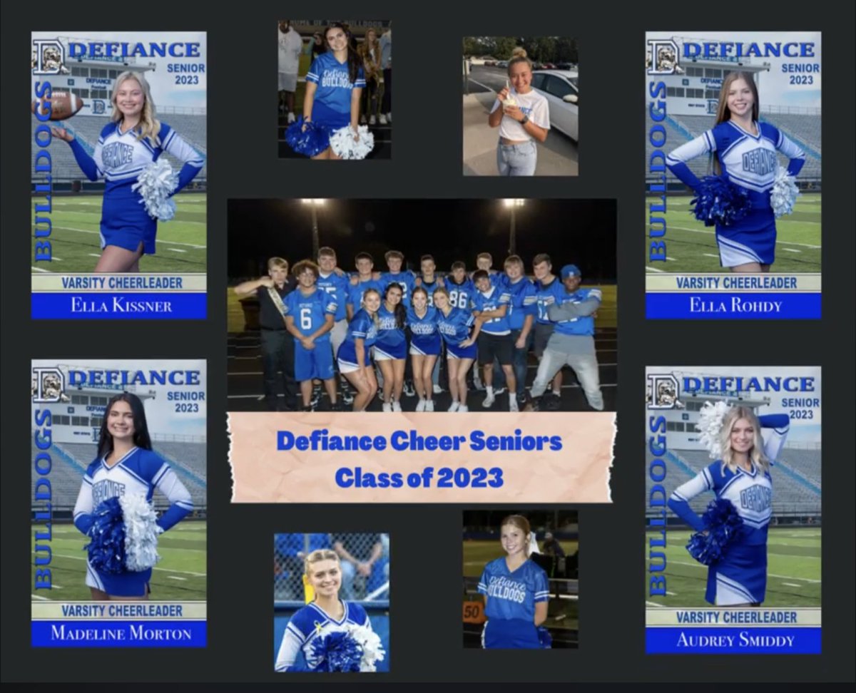 DefiFBParents's tweet image. Week 9 - SENIOR SPOTLIGHT WEDNESDAY ✨🏈🐾💙💪🏼🎉🤍 #ClassOf2023 #GoBulldogs #BeatOG