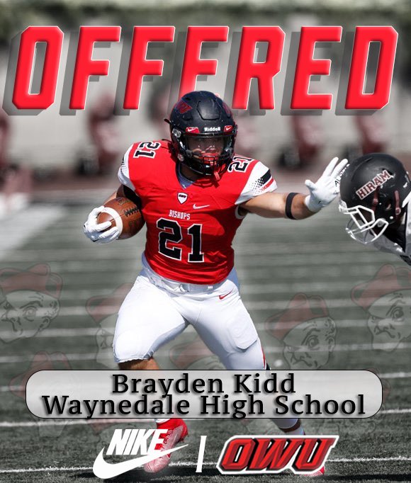 Blessed for the opportunity <a href="/OWUBishopFB/">Ohio Wesleyan Football</a>