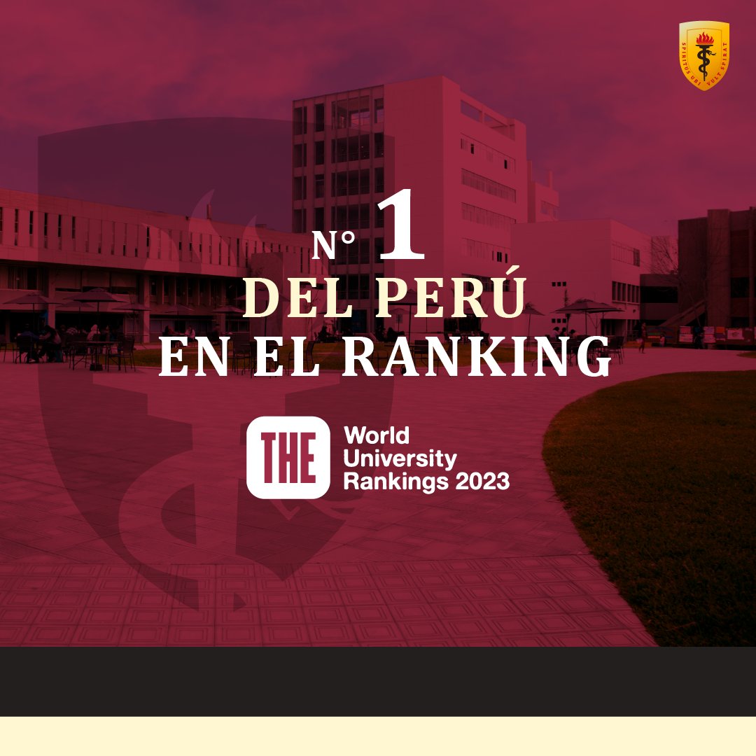 ¡Continúan los logros!

Nuestra casa de estudios es la número uno en el Word University Rankings 2023, que es elaborado por la revista británica Times Higher Education (THE).

#SomosPrestigio #SomosExcelencia #SomosCayetano #CayetanoHeredia #CayetanoEsMásQueCayetano