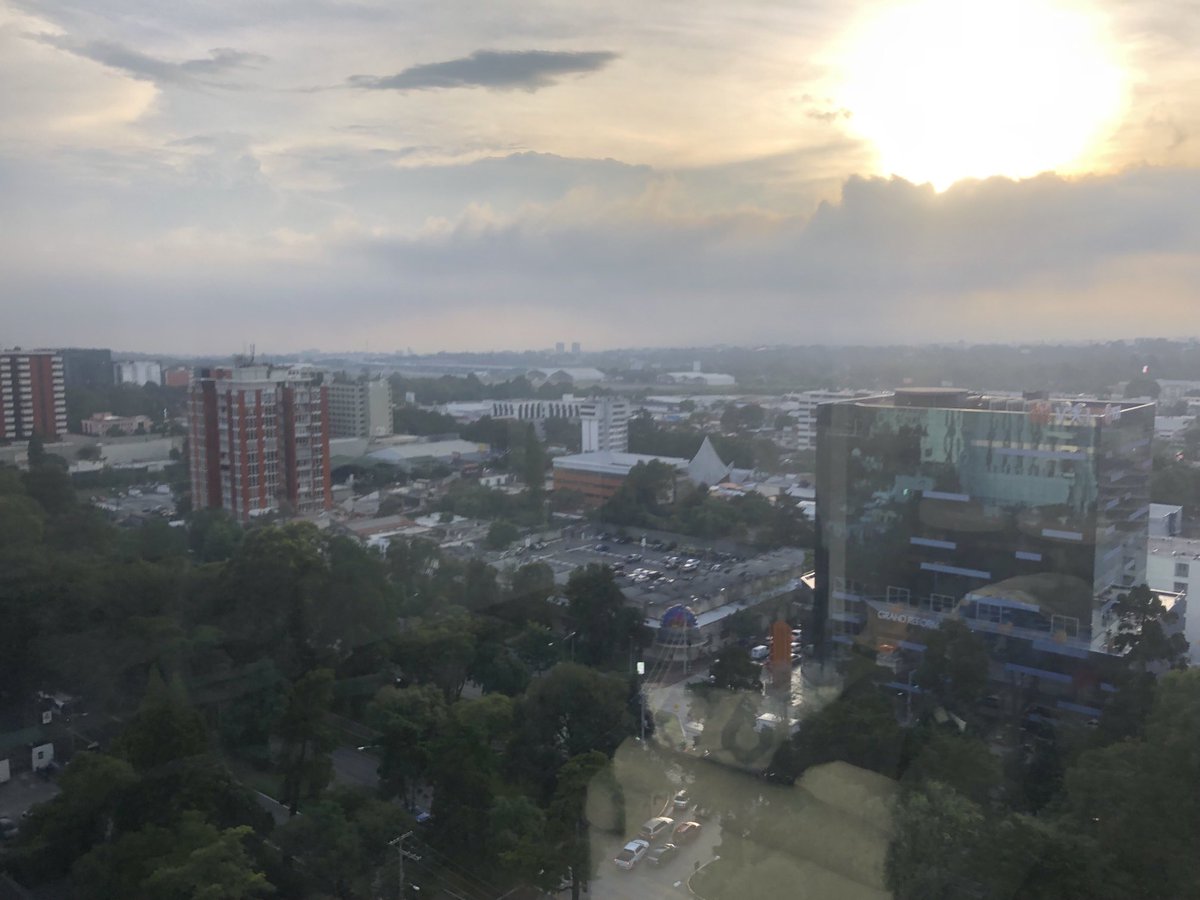 If you’ve ever wondered, “What does the view from the 16th floor of the Radisson Hotel in Guatemala City look like”? We’ll, this it!