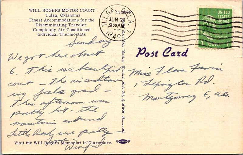 TedGenoways's tweet image. Please RT!

For a class that @MaryAnneAndrei and I are teaching at @utulsa, we are looking for anyone who remembers traveling Route 66 and stopping along the 11th Street section in Tulsa. Maybe you stayed at the Will Rogers Motor Court, where "the air conditioning feels grand."