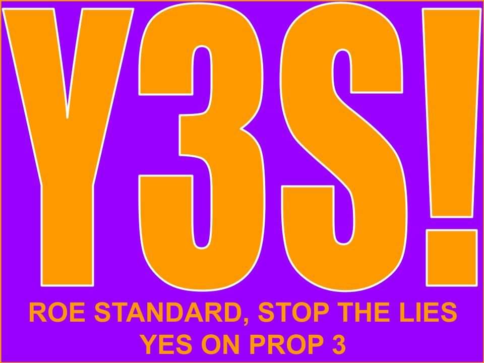 Progress0nly's tweet photo. The no on 3 narrative pushed by "right to life" is based on transphobic hypotheticals that have no basis in reality. Nobody performed gender change surgery on your children in the shadows. And they won't after this passes. #YesProp3 #StopTransphobia https://t.co/3XP5wYaTix