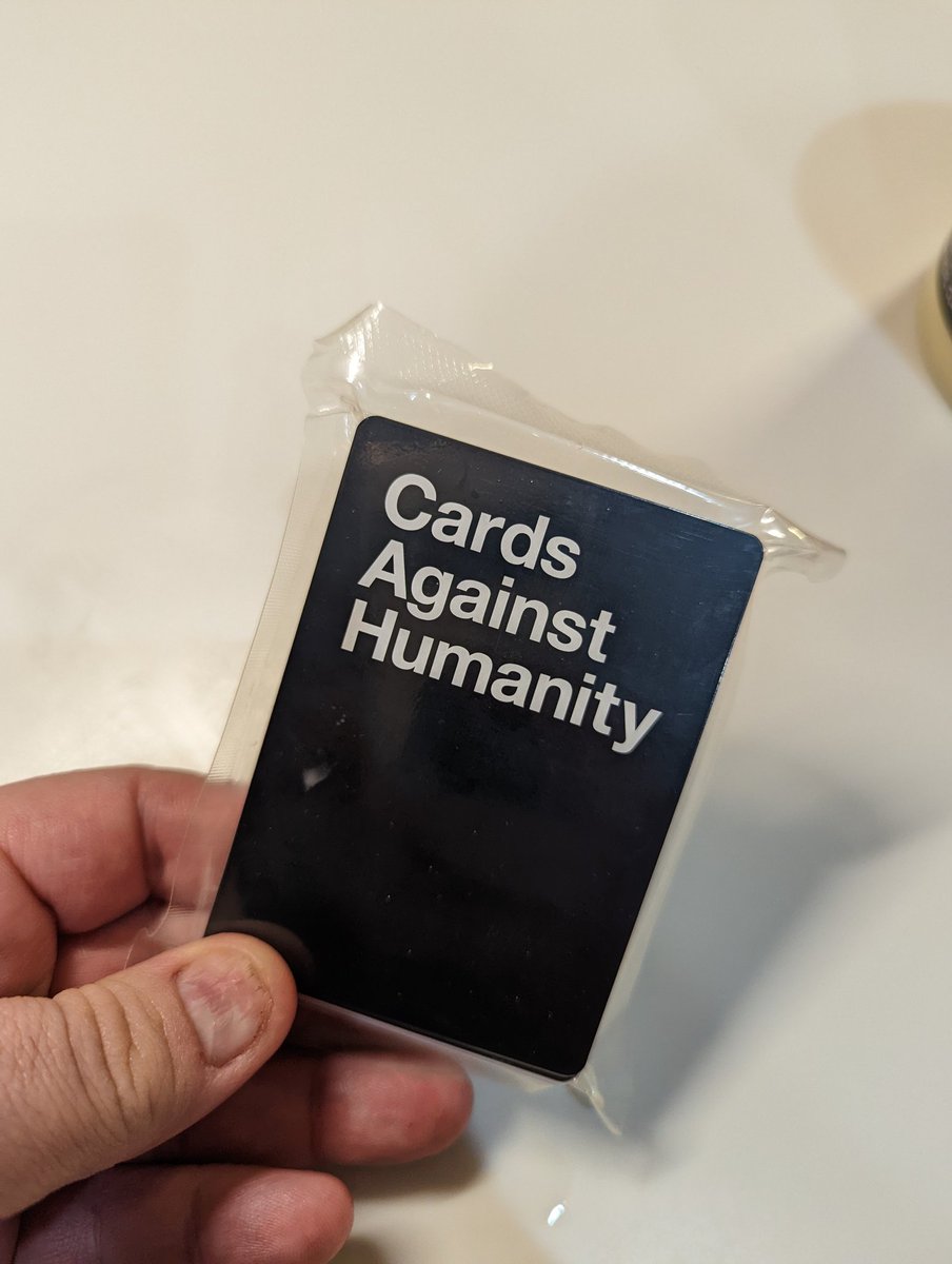 edwardcharris's tweet photo. #CardsAgaunstHumanity did a thing so I had to ask well. #clamonaise
https://t.co/c4eMz9Yizm
#CAH #Games #clams #condiments @Target #ShopAtTarget https://t.co/E2HCXxJRQ7