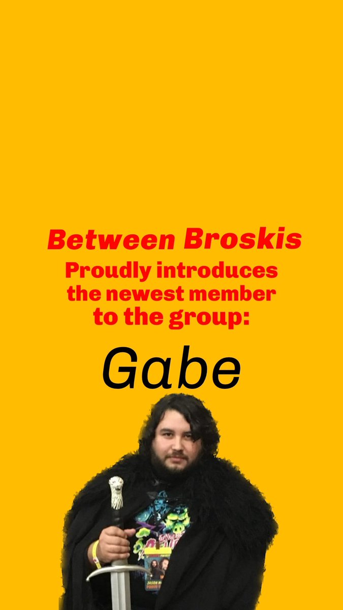 BetweenBroskis's tweet photo. We have a new player to the team. Let’s welcome Gabey baby to the squad! https://t.co/jzQA1X1WWl