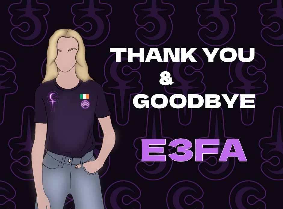 LilithVLR's tweet photo. As some may know we are saying goodbye to @E3fa_ 

We thank you for your time playing with us and wish you the best in your next adventure

much love <3 https://t.co/HVpDPCxOGZ