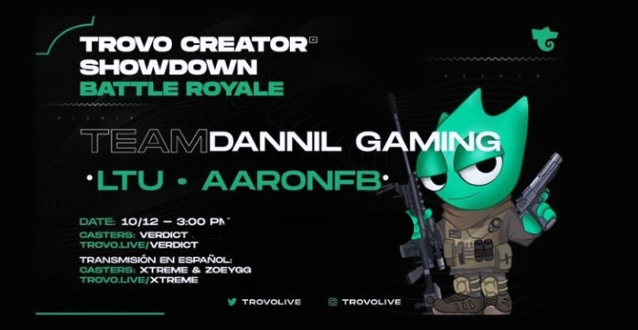 ¡Ya casi empieza, seguimos en el extendible después de 3 días en directo! 🔥🔥🔥

trovo.live/s/DanniLGaming/