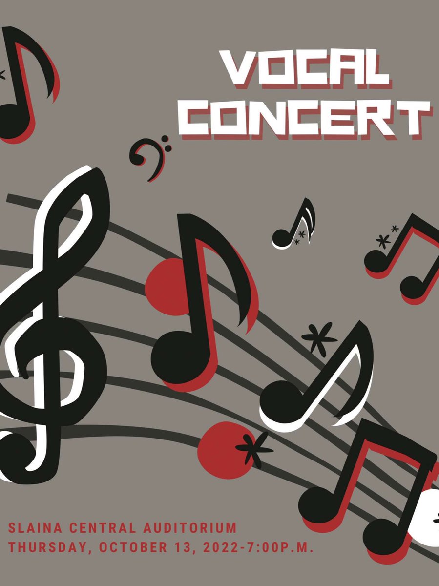 SC_Choirs's tweet photo. Our fall choir concert is tomorrow night! Come out to Central’s auditorium at 7:00 to hear some good music and see what our program has to offer this year! 🎤🎶 https://t.co/Yvk1ukz7Rj