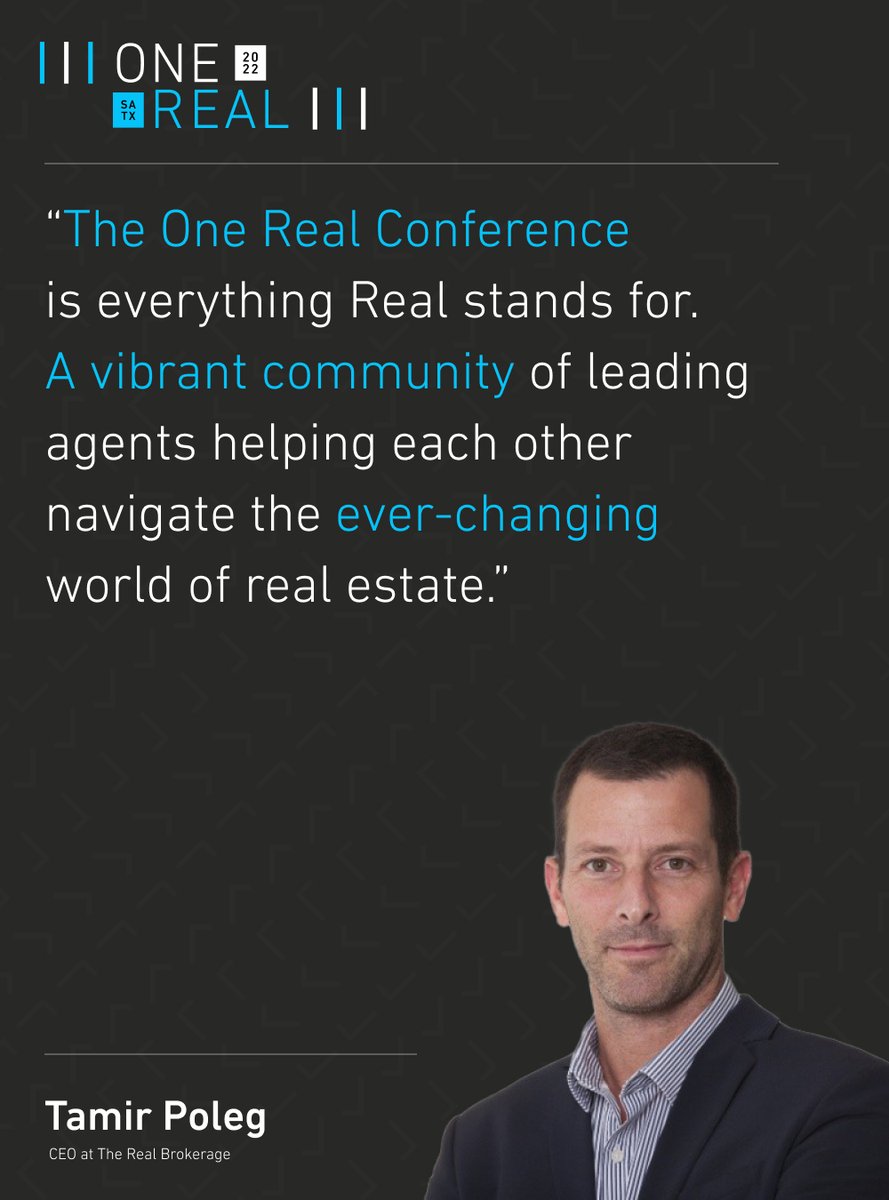 joinreal's tweet photo. The countdown is on! #OneReal22 is only a few days away, have you booked your ticket? https://t.co/urlMEBYd2q https://t.co/mK8BJixzER