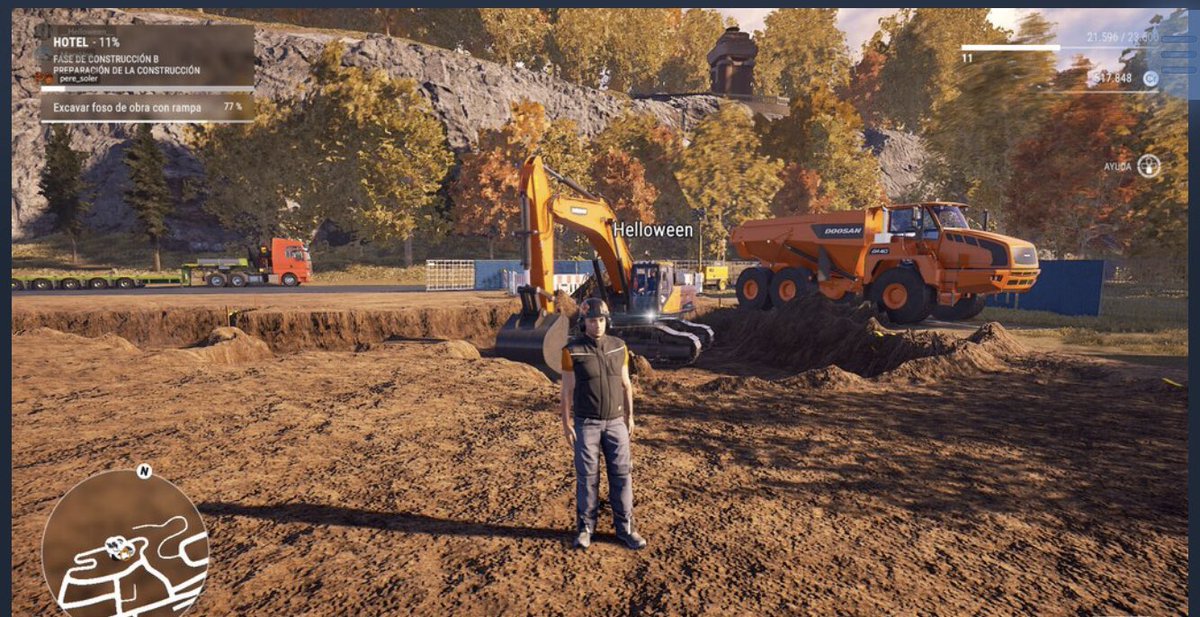 pere__soler's tweet photo. Continuamos con la preparación para la construcción del hotel escavando el agujero para los cimientos en #ConstructionSimulator 
#Psconstruction 
@ConSimGame https://t.co/jYQvdet2Ts