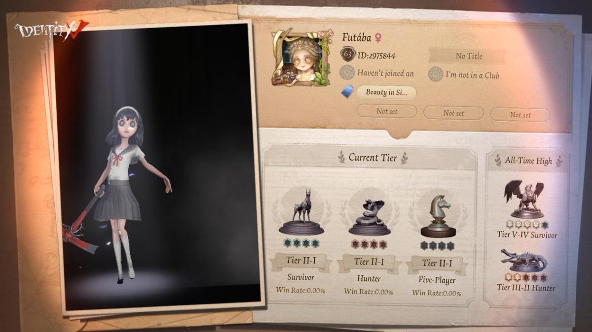 bongbreakers's tweet image. I'm playing Identity V. Fancy a game?