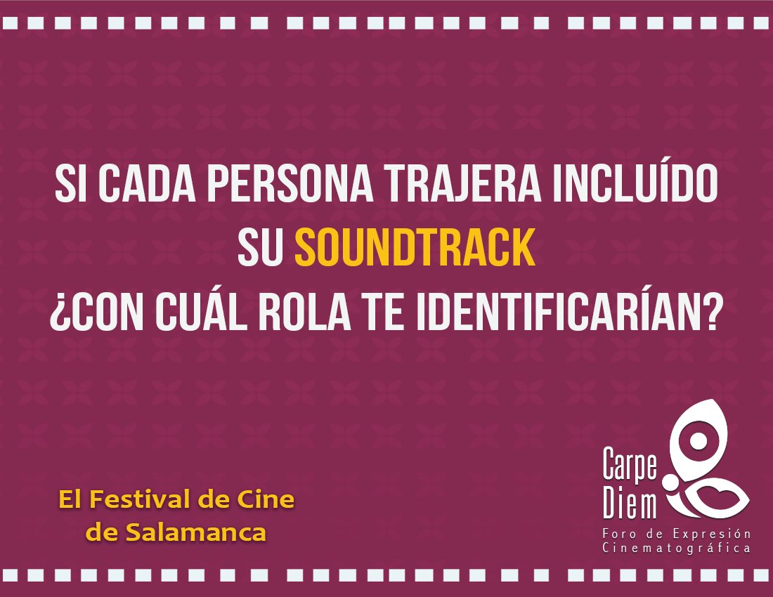 forocarpediem's tweet photo. Venga canijos, vamos a contar historias! Los leo!... #CarpeDiem2022 #WeBack #AmoElCine #Guanajuato #FestivalDeCine #CineMexicano #Cine #CulturaGuanajuato #Cortometraje #Filmmaker #DeLaSalleSalamanca #DeLaSalleBajio #ArtesEscenicas #UDL https://t.co/4Vvf8aXkdX