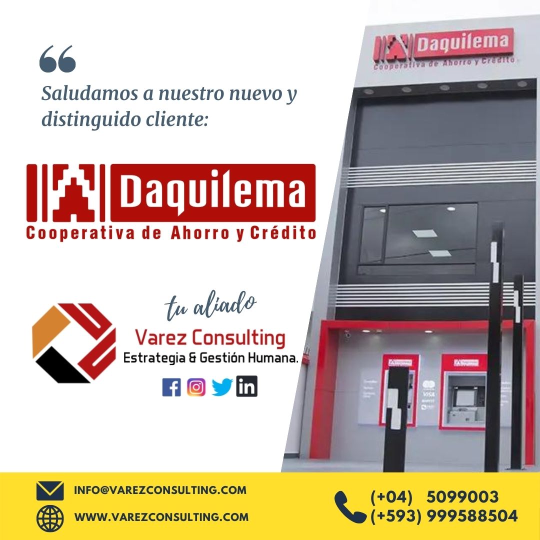 VarezConsulting's tweet photo. Presentamos una cordial bienvenida a nuestro nuevo cliente y aliado estratégico @CoopDaquilema. https://t.co/WxBgfBcAze