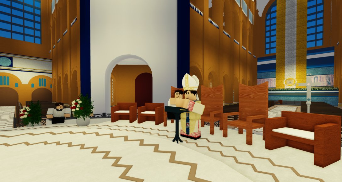 CompostelaRBLX's tweet photo. Today we celebrated in the Cathedral the Feast of Our Lady of the Pillar, the patron saint of Hispanic people, and our Brazilian brothers celebrated their patron saint in the National Sanctuary of Aparecida, photos of these two celebrations: https://t.co/LLeUo4W00n
